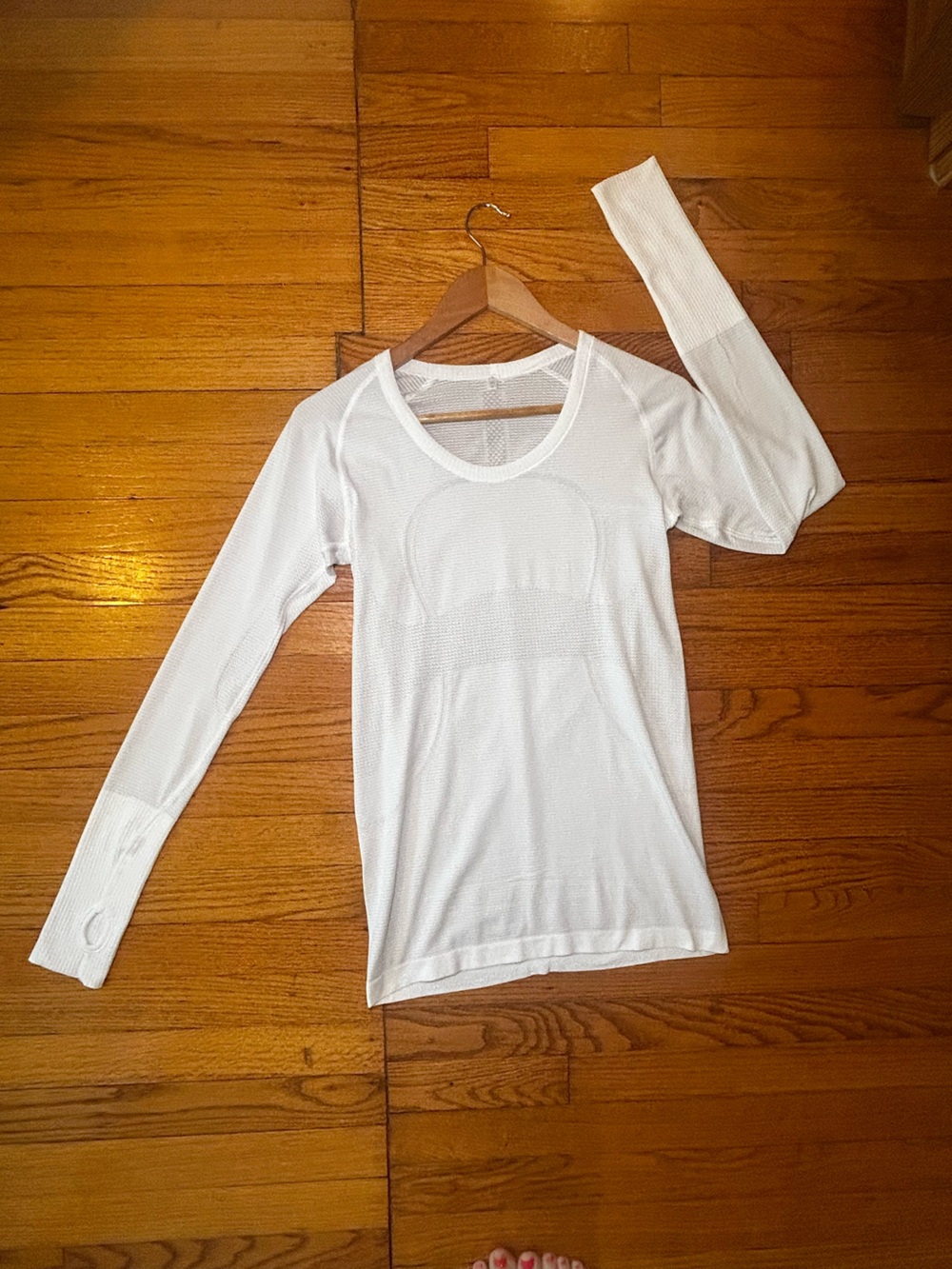 Lululemon Swiftly Tech Long Sleeve Shirt Women's White size 8
